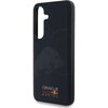 Etui RED BULL Leather Meshed Debossed Bull MagSafe do Samsung Galaxy S25 Granatowy Typ Etui magnetyczne