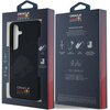 Etui RED BULL Leather Meshed Debossed Bull MagSafe do Samsung Galaxy S25 Granatowy Marka telefonu Samsung