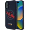 Etui RED BULL HC Silicone ORBR20 Logo Red Lining MagSafe do Apple iPhone 16 Granatowy