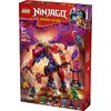 Pudełko zestawu LEGO przedstawia dużego, kolorowego smoka z serii NINJAGO, otoczonego przez kilka minifigurek postaci. Na opakowaniu widnieje napis "LEGO NINJAGO DRAGONS RISING", numer zestawu "71832", oraz informacja o liczbie elementów: "668 pcs".