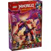 Pudełko zestawu LEGO NINJAGO Dragons Rising przedstawia dużego, kolorowego smoka z elementami w odcieniach czerwieni, fioletu i czerni, otoczonego przez kilka minifigurek postaci z serii NINJAGO. Na opakowaniu widnieje napis "LEGO NINJAGO DRAGONS RISING",