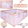 Kojec dla dziecka SUN BABY Z-B02.008.0.2-B13.001.0.2 150 x 200 x 68 cm Różowy