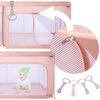 Kojec dla dziecka SUN BABY Z-B02.008.0.2-B13.001.0.2 150 x 200 x 68 cm Różowy Kolor Różowy