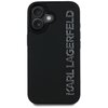 Etui KARL LAGERFELD HC 3D Rubber Elongated Glitter do Apple iPhone 16 Czarny Seria telefonu iPhone