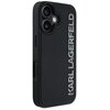 Etui KARL LAGERFELD HC 3D Rubber Elongated Glitter do Apple iPhone 16 Czarny Kompatybilność Apple iPhone 16