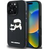 Etui KARL LAGERFELD HC 3D Rubber Double Heads do Apple iPhone 16 Pro Czarny
