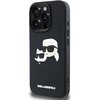Etui KARL LAGERFELD HC 3D Rubber Double Heads do Apple iPhone 16 Pro Czarny Seria telefonu iPhone