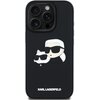Etui KARL LAGERFELD HC 3D Rubber Double Heads do Apple iPhone 16 Pro Czarny Model telefonu iPhone 16 Pro