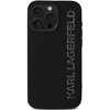 Etui KARL LAGERFELD HC 3D Rubber Elongated Glitter do Apple iPhone 16 Pro Czarny Model telefonu iPhone 16 Pro