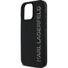 Etui KARL LAGERFELD HC 3D Rubber Elongated Glitter do Apple iPhone 16 Pro Czarny Typ Etui nakładka
