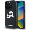 Etui KARL LAGERFELD HC 3D Rubber Double Heads do Apple iPhone 16 Pro Max Czarny