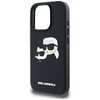 Etui KARL LAGERFELD HC 3D Rubber Double Heads do Apple iPhone 16 Pro Max Czarny Typ Etui nakładka
