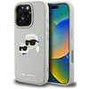 Etui KARL LAGERFELD HC 3D Rubber Double Heads do Apple iPhone 16 Pro Max Beżowy