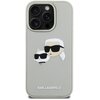 Etui KARL LAGERFELD HC 3D Rubber Double Heads do Apple iPhone 16 Pro Max Beżowy Model telefonu iPhone 16 Pro Max