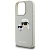 Etui KARL LAGERFELD HC 3D Rubber Double Heads do Apple iPhone 16 Pro Max Beżowy Typ Etui nakładka