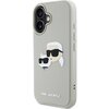 Etui KARL LAGERFELD HC 3D Rubber Double Heads do Apple iPhone 16 Beżowy Seria telefonu iPhone