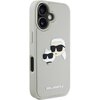 Etui KARL LAGERFELD HC 3D Rubber Double Heads do Apple iPhone 16 Beżowy Kompatybilność Apple iPhone 16