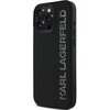 Etui KARL LAGERFELD HC 3D Rubber Elongated Glitter do Apple iPhone 16 Pro Max Czarny Seria telefonu iPhone
