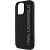 Etui KARL LAGERFELD HC 3D Rubber Elongated Glitter do Apple iPhone 16 Pro Max Czarny Typ Etui nakładka