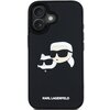 Etui KARL LAGERFELD HC 3D Rubber Double Heads do Apple iPhone 16 Czarny Model telefonu iPhone 16