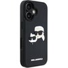 Etui KARL LAGERFELD HC 3D Rubber Double Heads do Apple iPhone 16 Czarny Kompatybilność Apple iPhone 16