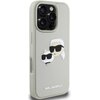 Etui KARL LAGERFELD HC 3D Rubber Double Heads do Apple iPhone 16 Pro Beżowy Kompatybilność Apple iPhone 16 Pro