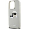Etui KARL LAGERFELD HC 3D Rubber Double Heads do Apple iPhone 16 Pro Beżowy Typ Etui nakładka