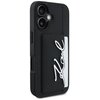 Etui KARL LAGERFELD HC Grained PU Cardslot Metal Signature do Apple iPhone 16 Czarny Kompatybilność Apple iPhone 16