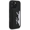 Etui KARL LAGERFELD HC Grained PU Cardslot Metal Signature do Apple iPhone 16 Pro Max Czarny Kompatybilność Apple iPhone 16 Pro Max