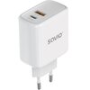 Ładowarka sieciowa SAVIO LA-10 30W Biały