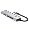 Hub TECH-PROTECT HB01 5w1 USB Typu C, Pasywny Szary Dodatkowe informacje Aluminiowa konstrukcja