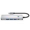 Hub TECH-PROTECT HB01 5w1 USB Typu C, Pasywny Szary Dodatkowe informacje Plug&Play