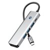Hub TECH-PROTECT HB01 5w1 USB Typu C, Pasywny Szary Liczba portów wyjściowych [szt.] 5
