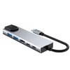 Hub TECH-PROTECT HB02 6w1 USB Typu C, Pasywny Szary Dodatkowe informacje Plug&Play