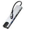 Hub TECH-PROTECT HB02 6w1 USB Typu C, Pasywny Szary Dodatkowe informacje Wykończenie z aluminium i ABS