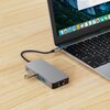 Hub TECH-PROTECT HB05 9w1 USB Typu C, Pasywny Szary Liczba portów wyjściowych [szt.] 9