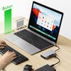 Hub TECH-PROTECT HB05 9w1 USB Typu C, Pasywny Szary Interfejs USB Typu C