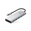 Hub TECH-PROTECT HB04 9w1 USB Typu C, Pasywny Szary Typ Pasywny