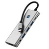 Hub TECH-PROTECT HB04 9w1 USB Typu C, Pasywny Szary Dodatkowe informacje Wykończenie z aluminium i ABS