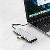 Hub TECH-PROTECT HB04 9w1 USB Typu C, Pasywny Szary Liczba portów wyjściowych [szt.] 8