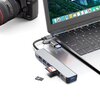 Hub TECH-PROTECT HB06 8w1 USB Typu C, Pasywny Szary Liczba portów ładujących [szt.] Brak
