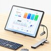 Hub TECH-PROTECT HB06 8w1 USB Typu C, Pasywny Szary Interfejs USB Typu C