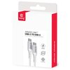 Kabel USB-C - USB-C CRONG Armor Link 1.5 m Biały Długość [m] 1.5