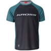 Koszulka rowerowa KROSS Hyde Short Sleeve (rozmiar S) Niebiesko-czarny Płeć Męska