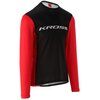 Koszulka rowerowa KROSS Hyde Long Sleeve (rozmiar L) Czarno-czerwony Rozmiar L