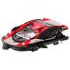 Przyczepka rowerowa KROSS Freedom 30kg Pasy Czarno-czerwony Materiał Aluminium