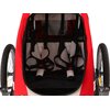 Przyczepka rowerowa KROSS Freedom 30kg Pasy Czarno-czerwony Liczba pasażerów 2