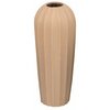 Wazon MY HOME Wave 16 x 16 x 40 cm Beżowy