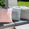 Poszewka MY HOME Corduroy Pink 45 x 45 cm Różowy Wzór Prążki
