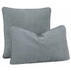 Poszewka MY HOME Corduroy Green 30 x 50 cm Zielony Wzór Prążki